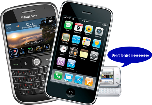 Apple, RIM  Nokia
