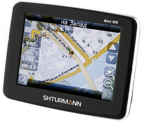 GPS навигатор SHTURMANN mini 100 (Навител - карты России)