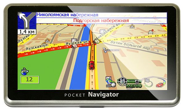 GPS навигатор Pocket Navigator GS-500 (Автоспутник 5 - карты России)