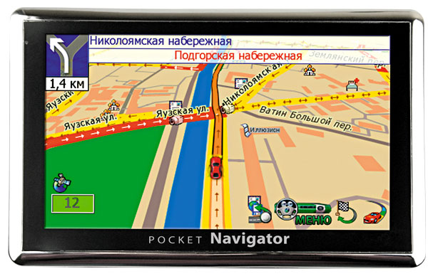 GPS навигатор Pocket Navigator MC-500 R2 (Автоспутник 5- карты России)